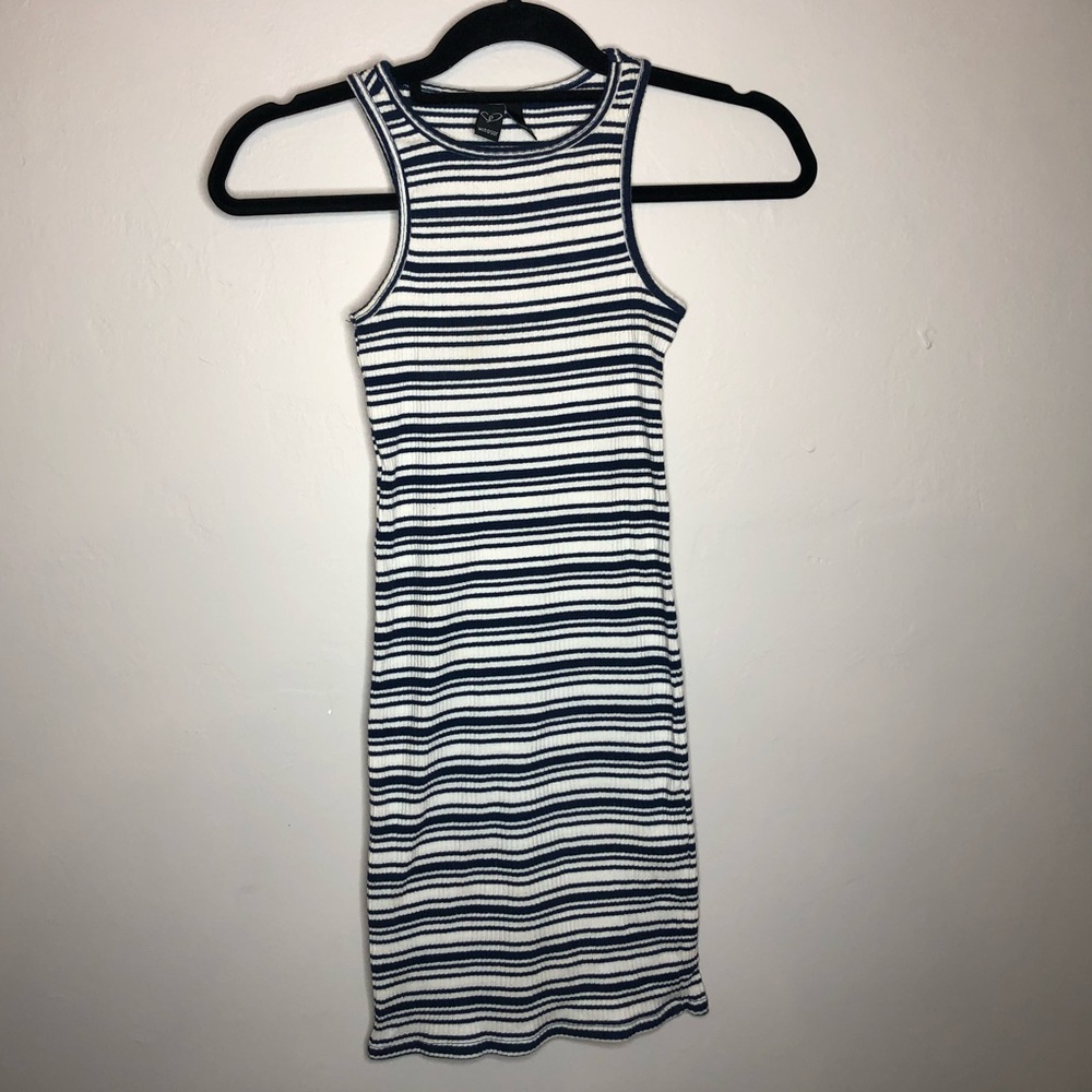 Striped fitted dress